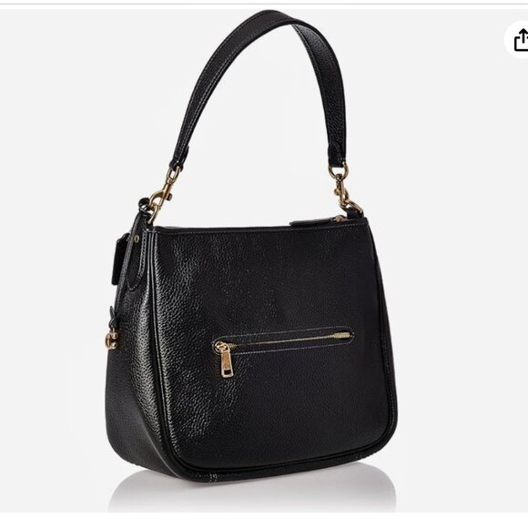 Coach Cary Shoulder bag Black with brass hardware. Excellent condition. - Picture 7 of 9